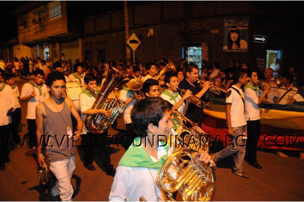 Festival Departamental de Bandas Musicales en Villeta Cundinamarca