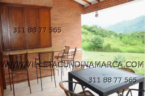 Alquiler Finca Casa Quinta el Molino en Villeta Cundinamarca